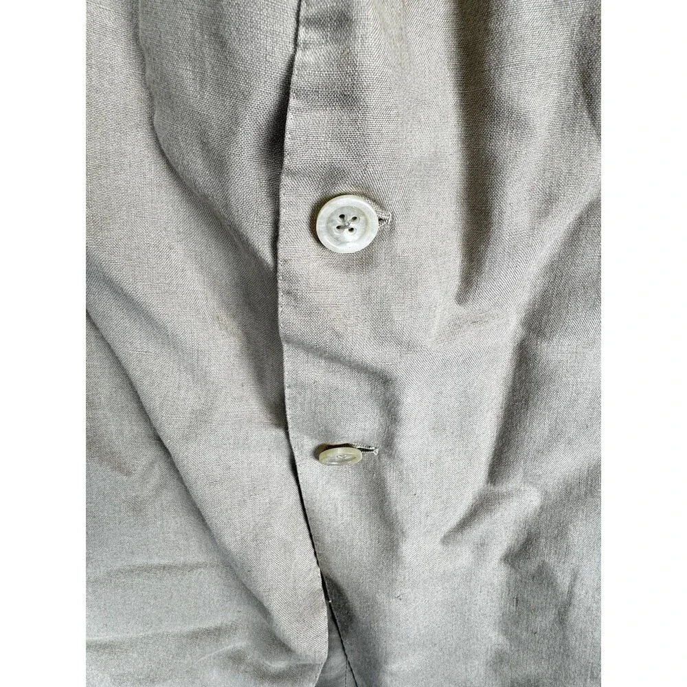 Ermenegildo Zegna Mens 62R Linen Sport Coat Tan Su Misura 1143R0